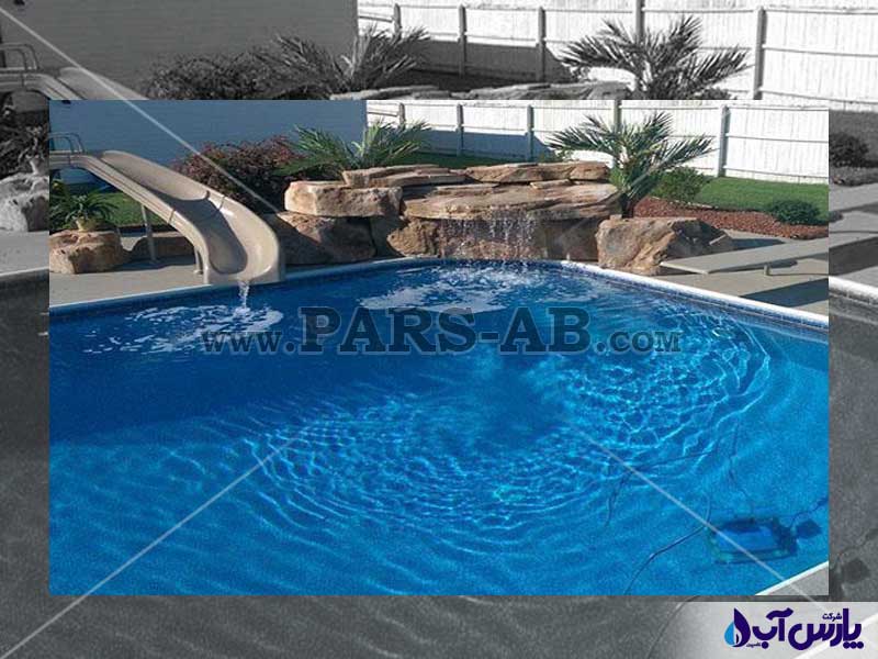 نمونه کار استخر خانگی لاکچری