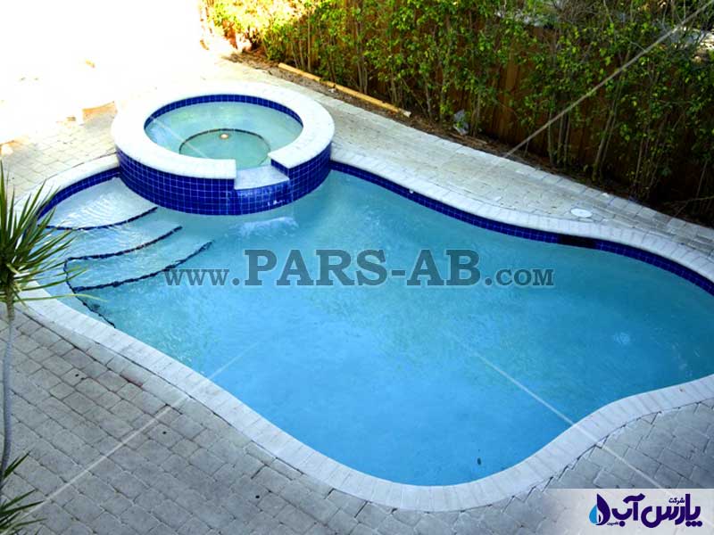 نمونه کار استخر خانگی