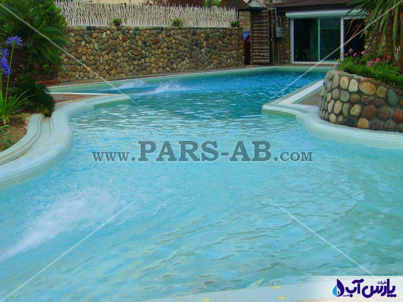 نمونه کار استخر خانگی پارس اب