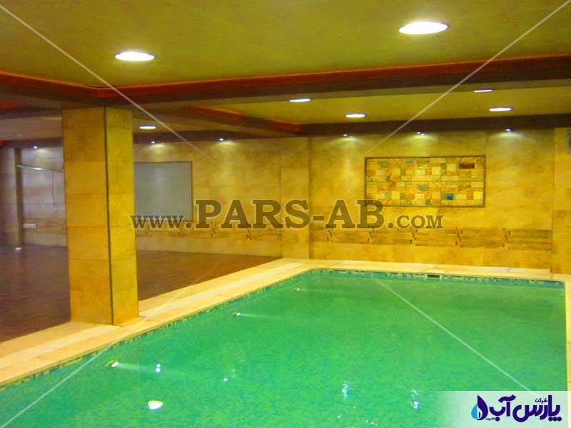 نمونه کار استخر خانگی لاکچری