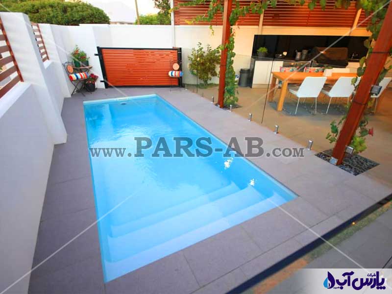 نمونه کار استخر خانگی پارس اب