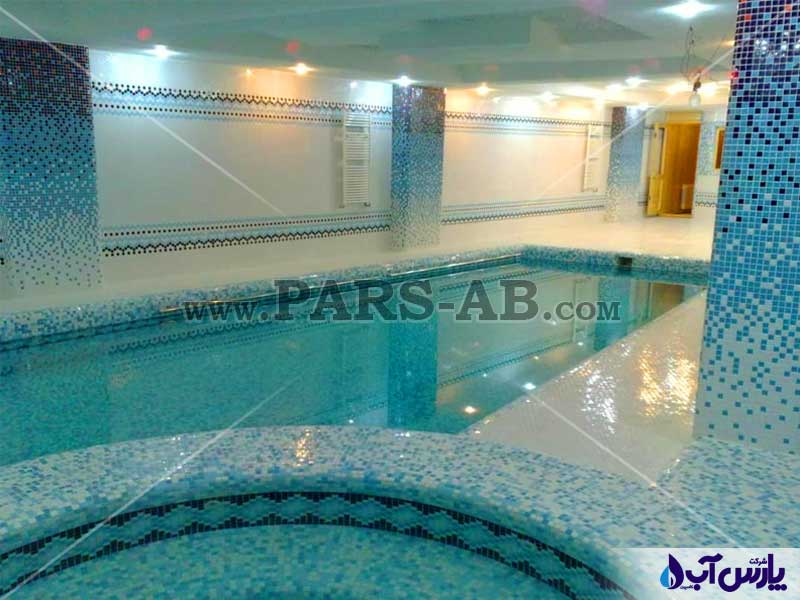 نمونه کار استخر خانگی