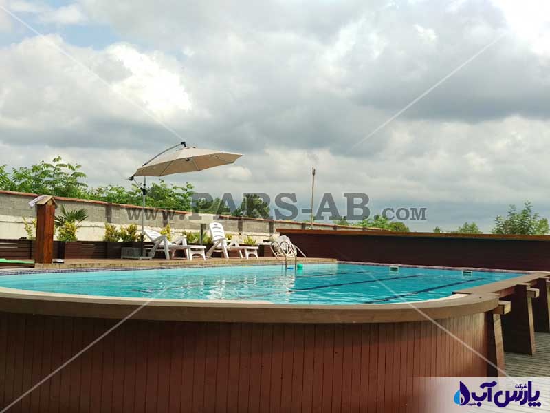 استخر خانگی برای ویلا