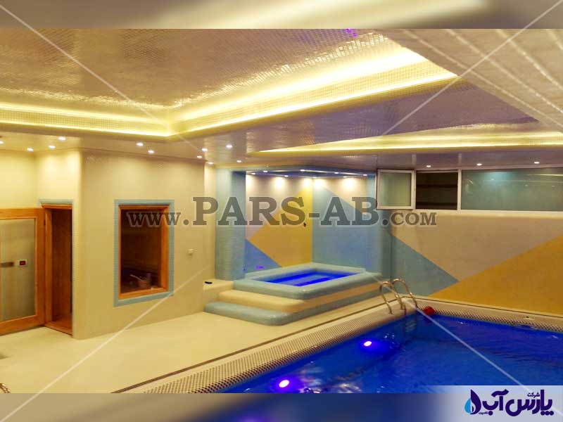 نمونه کار استخر خانگی پارس اب