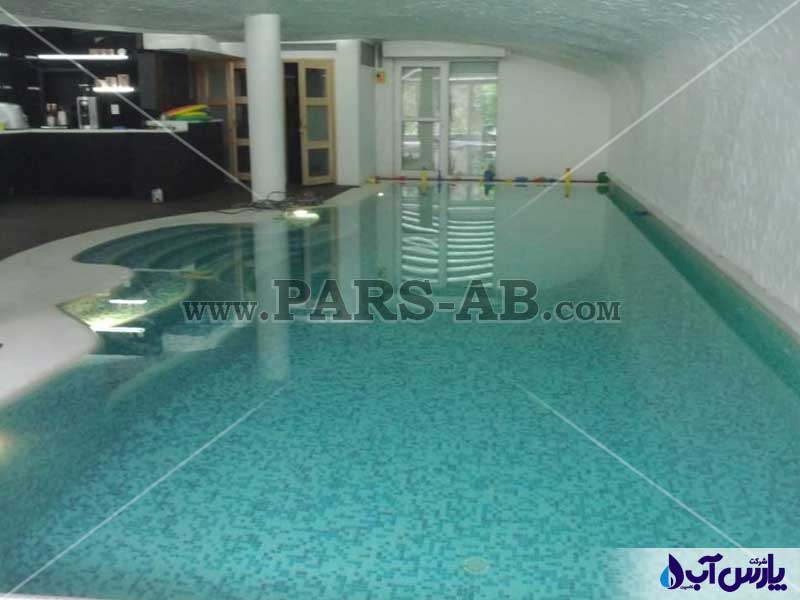 نمونه کار استخر خانگی لاکچری