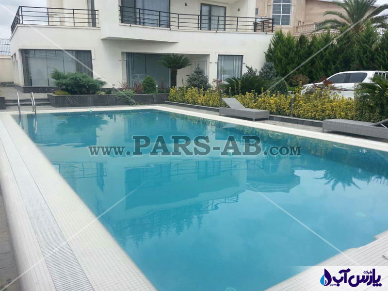 نمونه کار استخر خانگی پارس اب