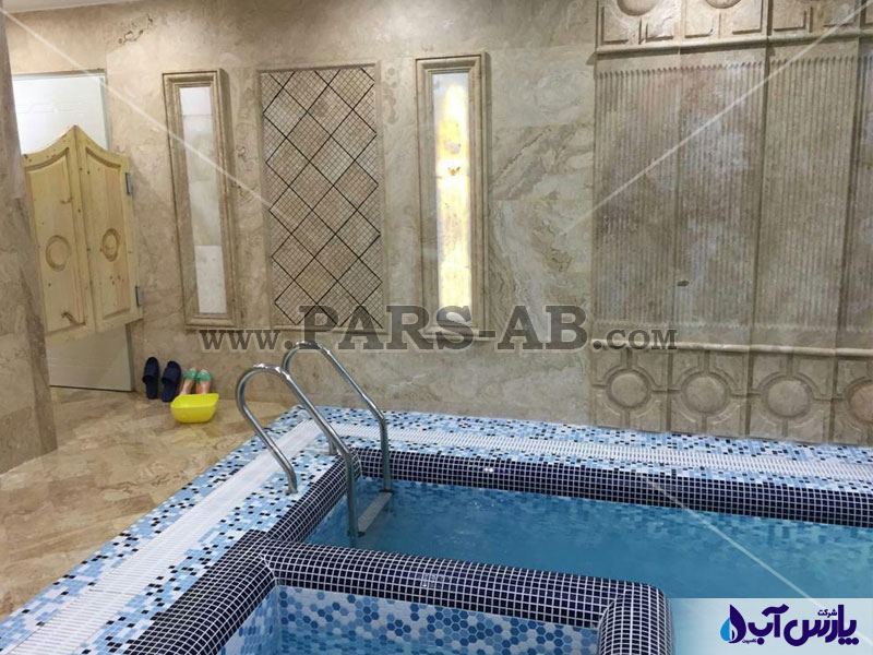 نمونه کار استخر خانگی لاکچری