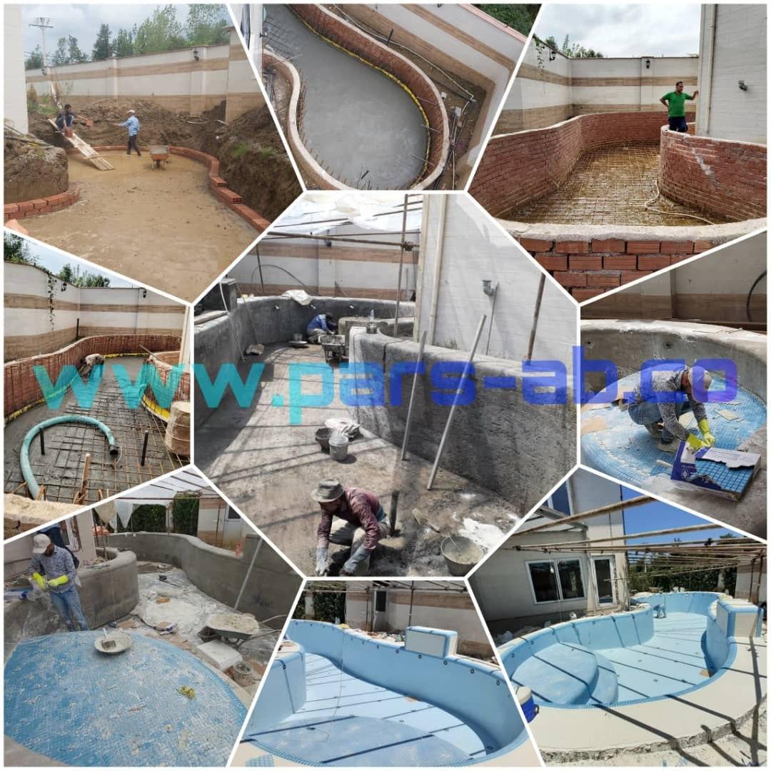 تصاویر استخر خانگی