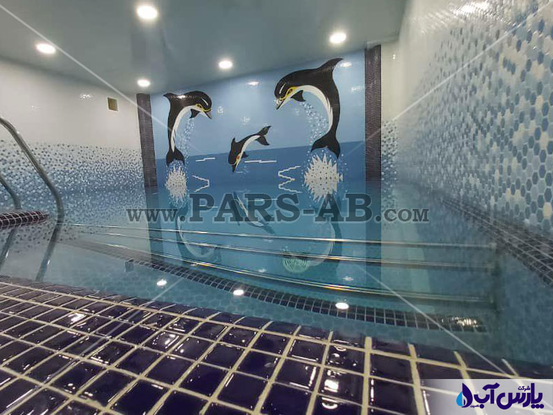 نمونه کار استخر خانگی لاکچری