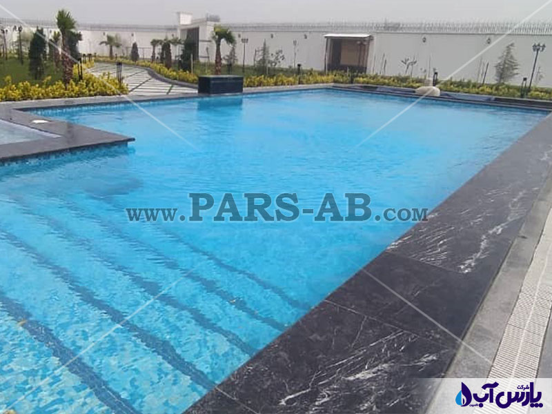 نمونه کار استخر خانگی لاکچری