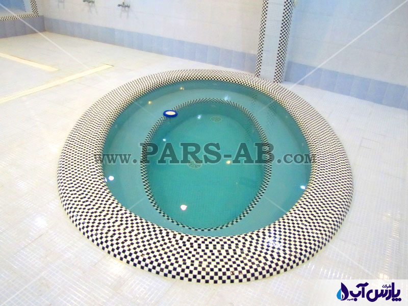 ساخت جکوزی مدرن و فضای آبی در خمام