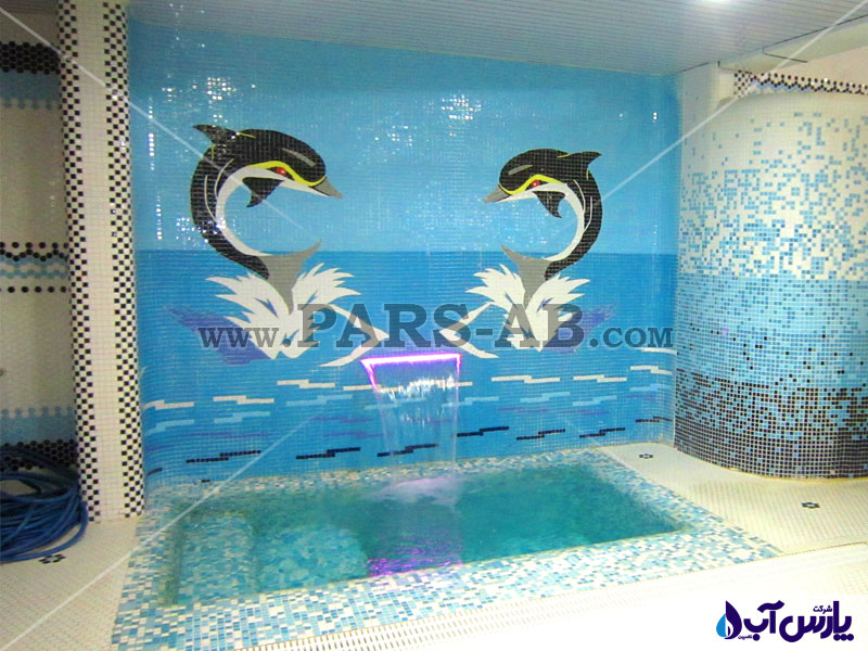 اجرای فضای جکوزی برای مجموعه آبی روح بخش رشت