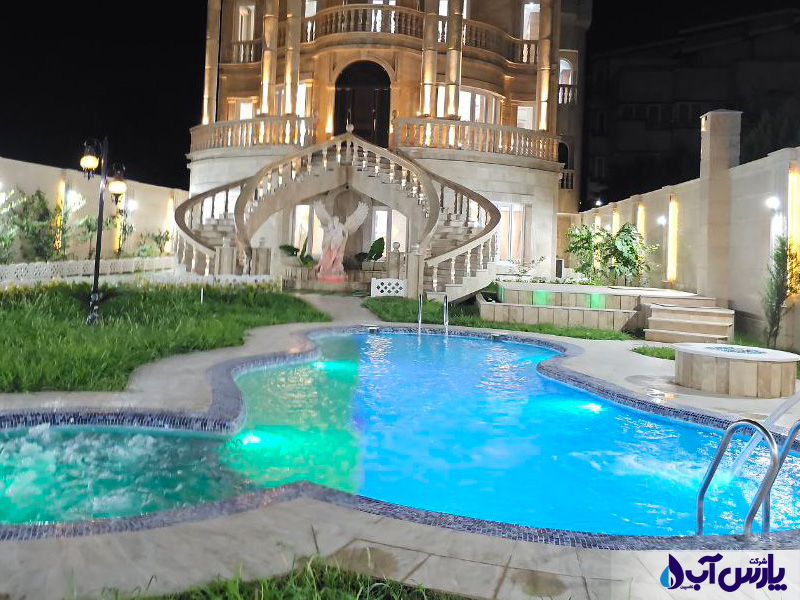 استخر خانگی کرو و دایره‌ای در رشت