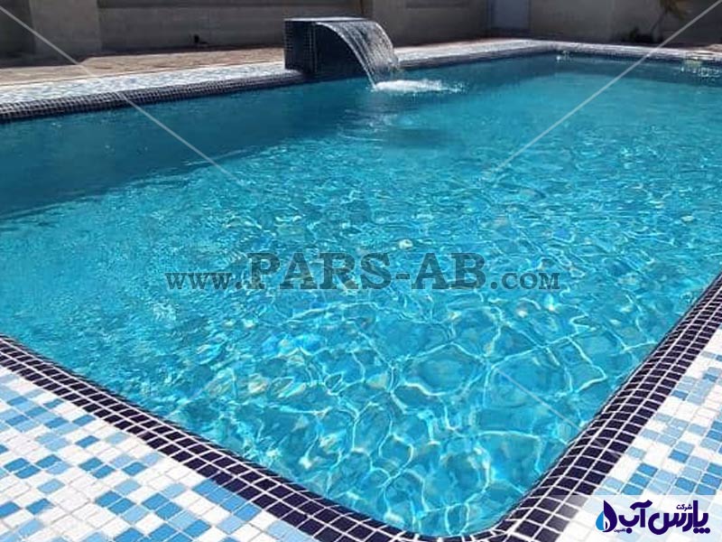طراحی و اجرای استخر روباز در باغ پرندگان رشت