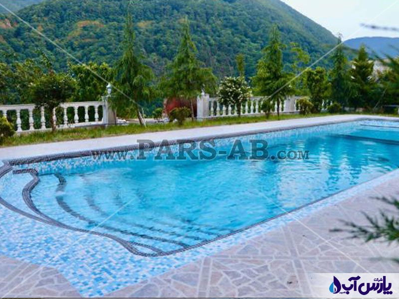 ساخت استخر روباز خانگی در لاهیجان