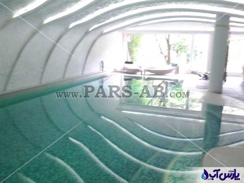 تصویر گالری ساخت استخر سرپوشیده اختصاصی در رشت
