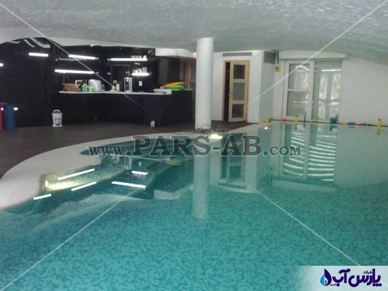 تصویر گالری ساخت استخر سرپوشیده اختصاصی در رشت