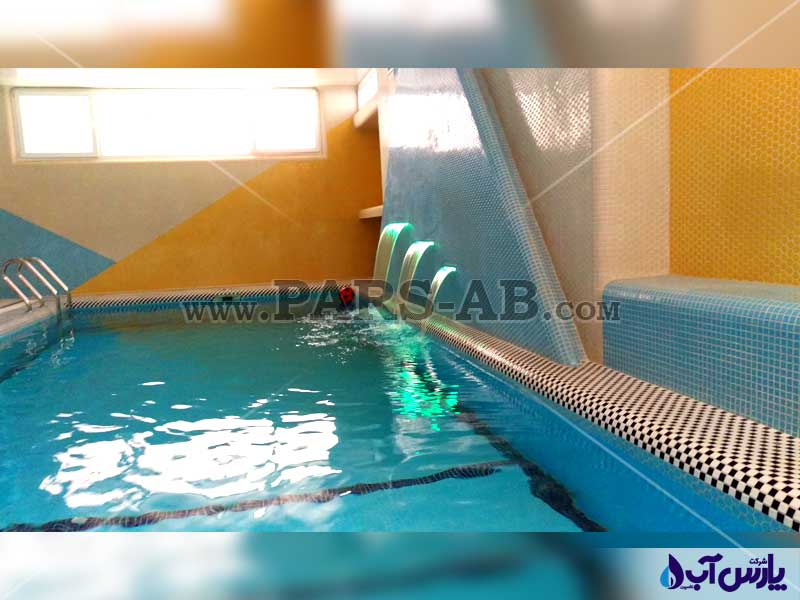 تصویر گالری ساخت استخر سرپوشیده لوکس در گلسار رشت