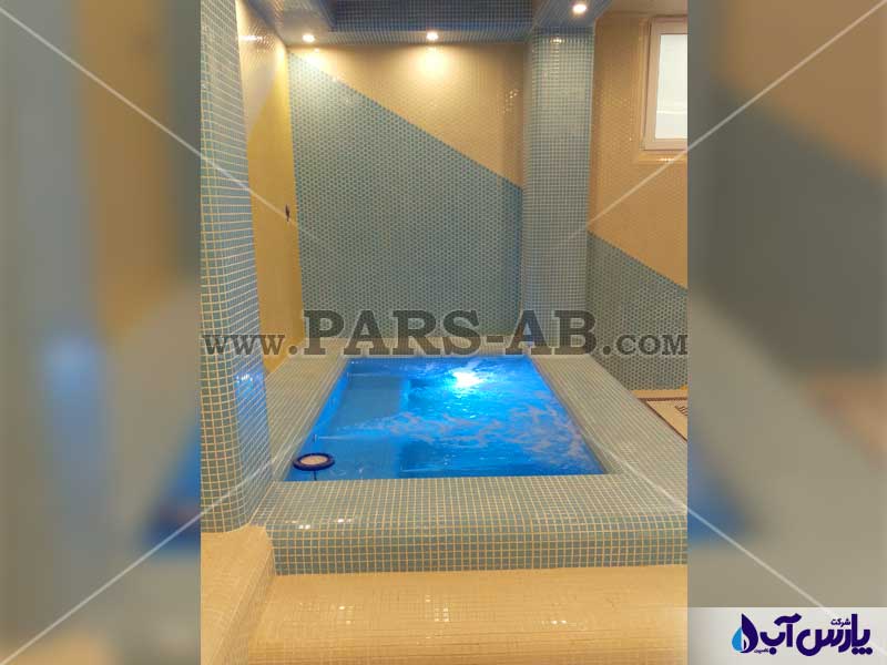 تصویر گالری ساخت استخر سرپوشیده لوکس در گلسار رشت